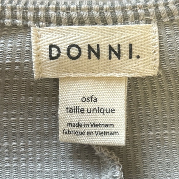 Donni,Anthropologie Brand,Gray Pin Stripe Cardigan.Size OSFA.Minimalist.Layering - Picture 3 of 8